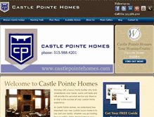 Tablet Screenshot of castlepointehomes.com